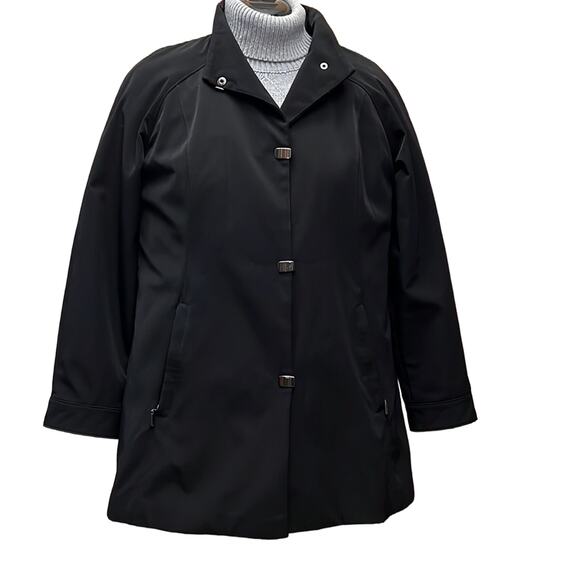 Jones New York Black Polyester Jacket. L - Picture 1 of 5